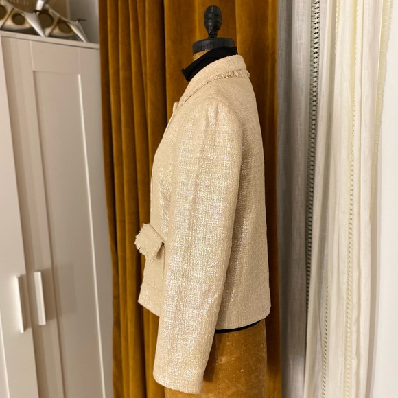 Kate Spade Pink Metallic Blazer - Picture 3 of 8